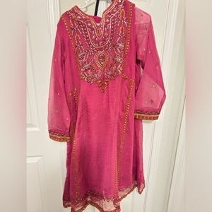 NEW WITH TAGS. Crosstitch 3pc cotton net suit size medium